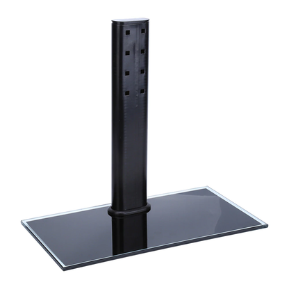 Top angle of universal TV stand TV bracket with VESA mount
