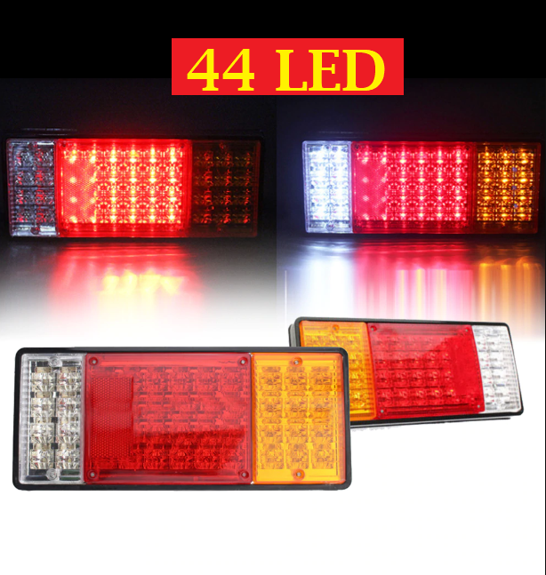 Side view of trailer lights LED tail lights 12V rectangular shape