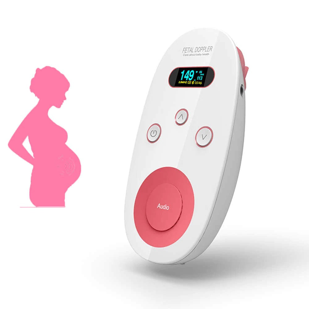 Close-up of fetal Doppler high-sensitivity 2 MHz probe