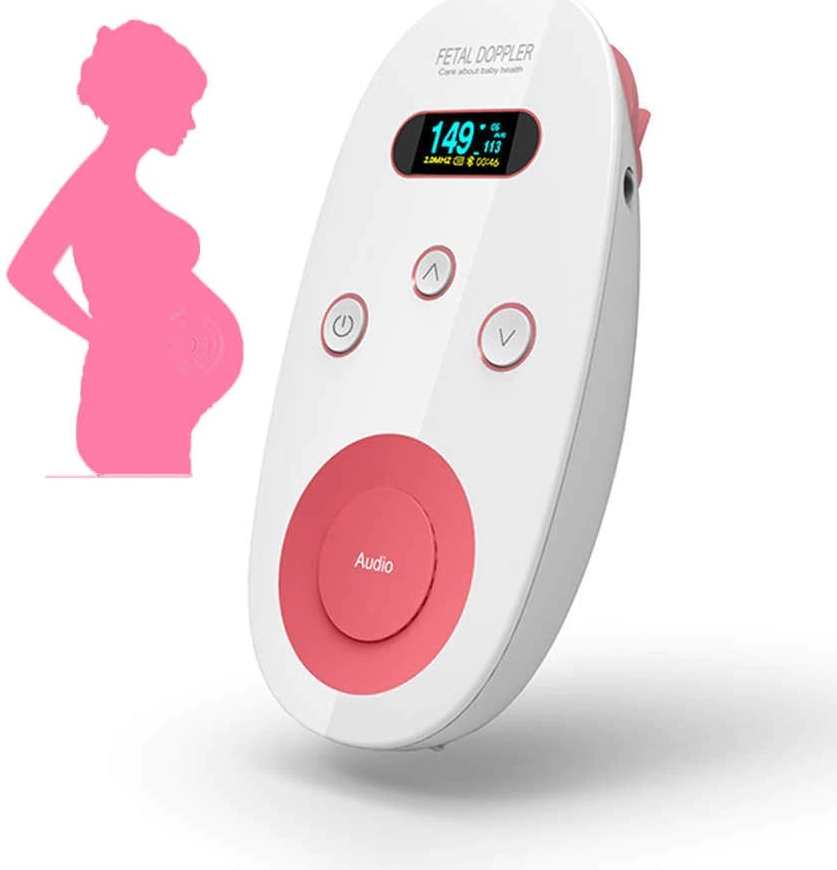 Fetal Doppler lightweight design suitable for home or travel