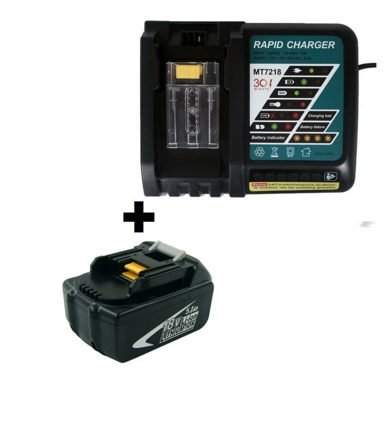 Replacement Makita Battery with Charger