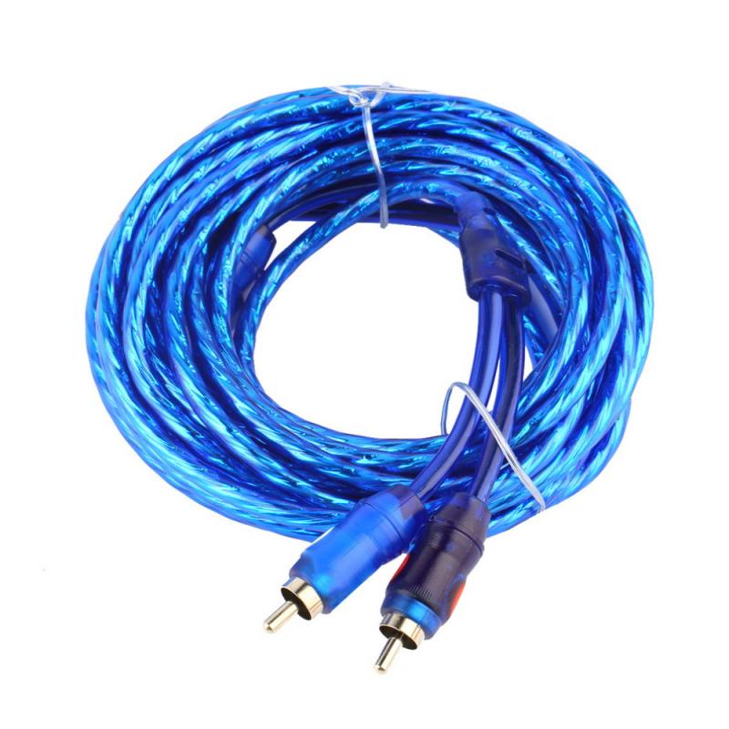 Wiring kit cables arranged for easy car installation