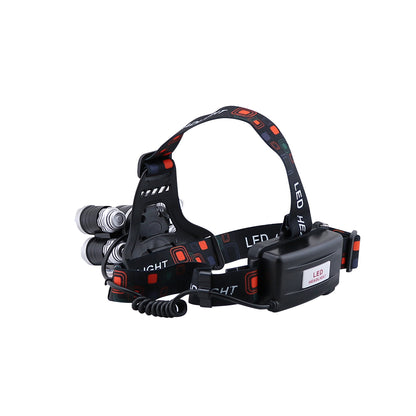 LED outdoor headlamp rechargeable highlighting built-in charging indicator light
