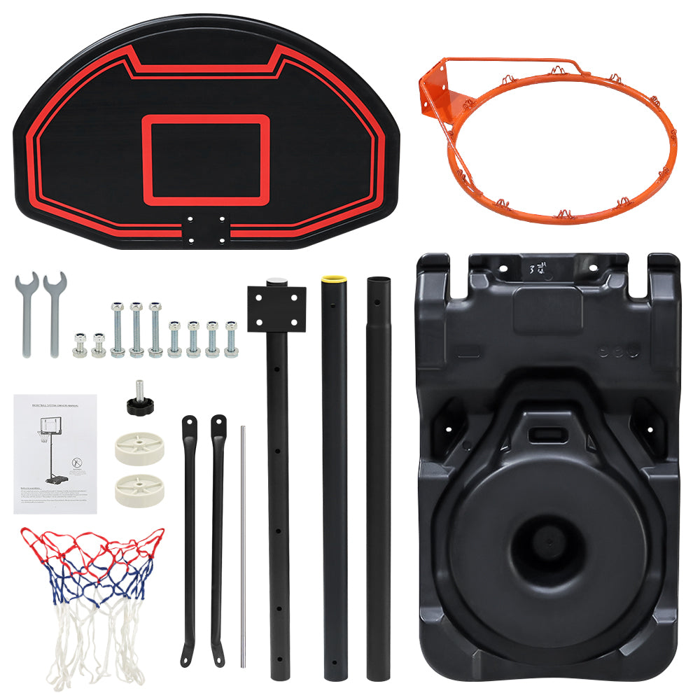 Adjustable Portable Basketball Hoop 2.1 M