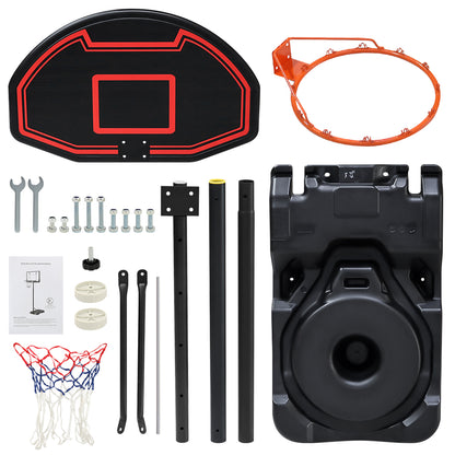 Adjustable Portable Basketball Hoop 2.1 M