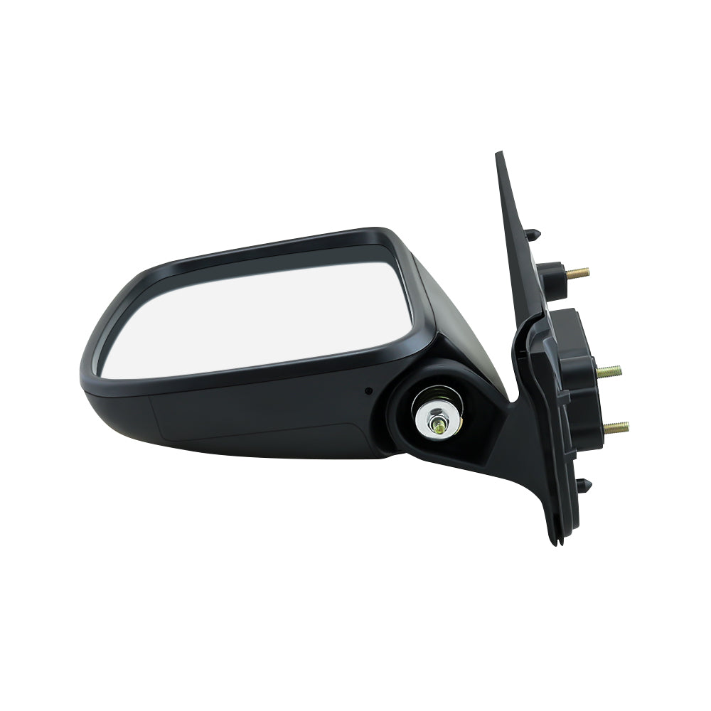 Side angle of Toyota Hiace mirror with sturdy mounting bracket