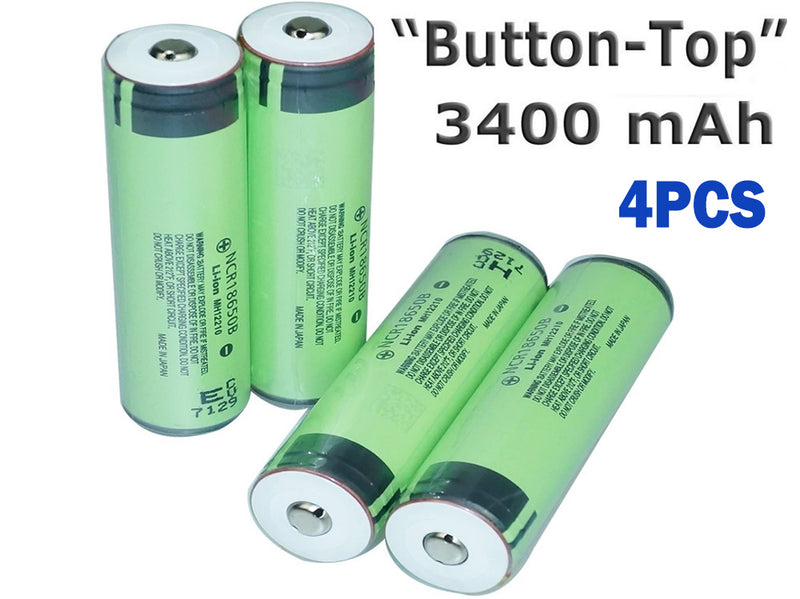 18650 Battery Rechargeable 4pcs
