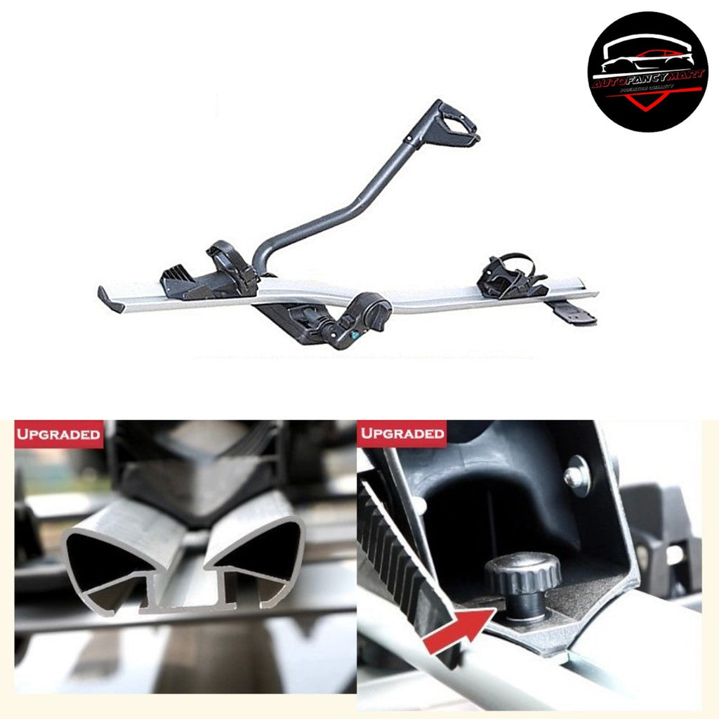 Bike rack compatible with Thule WingBar Evo roof racks