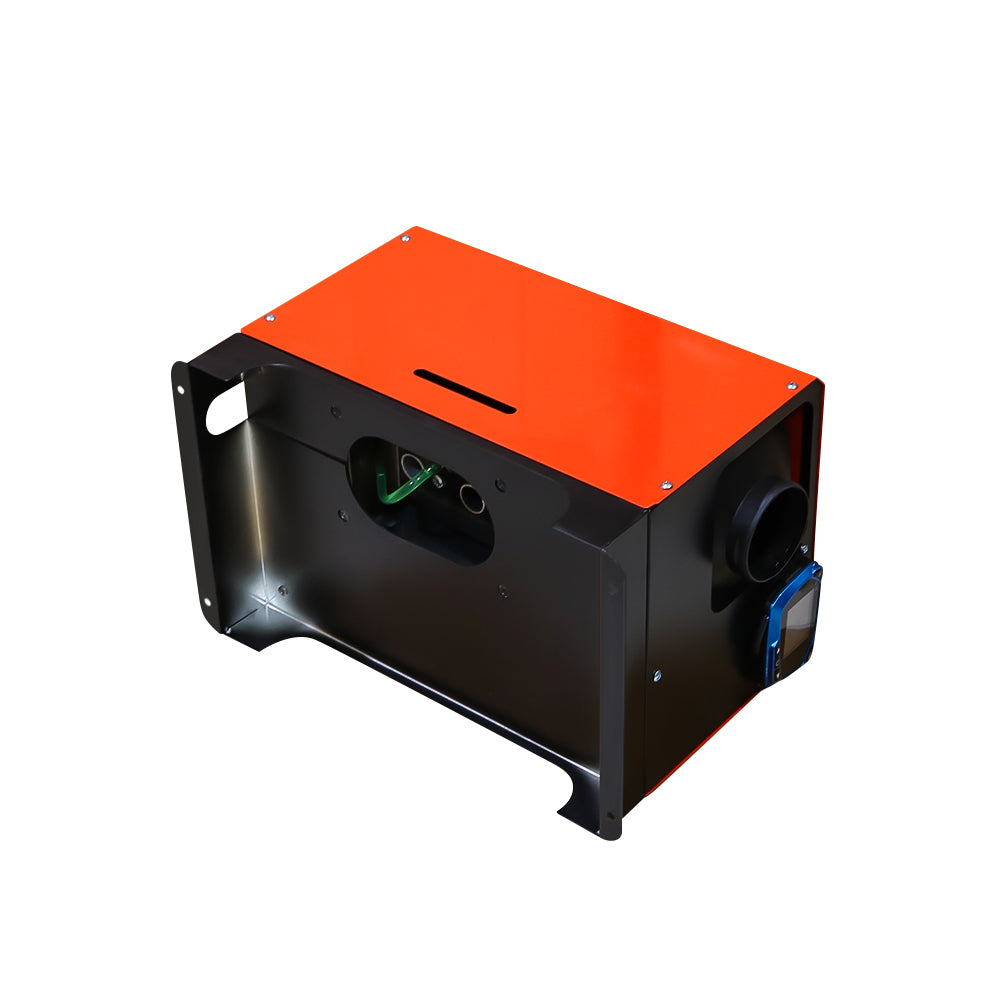 Diesel heater 8KW operating quietly in cold NZ conditions