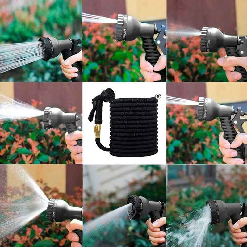 Expandable Flexible Garden Hose Spray Nozzle 100ft