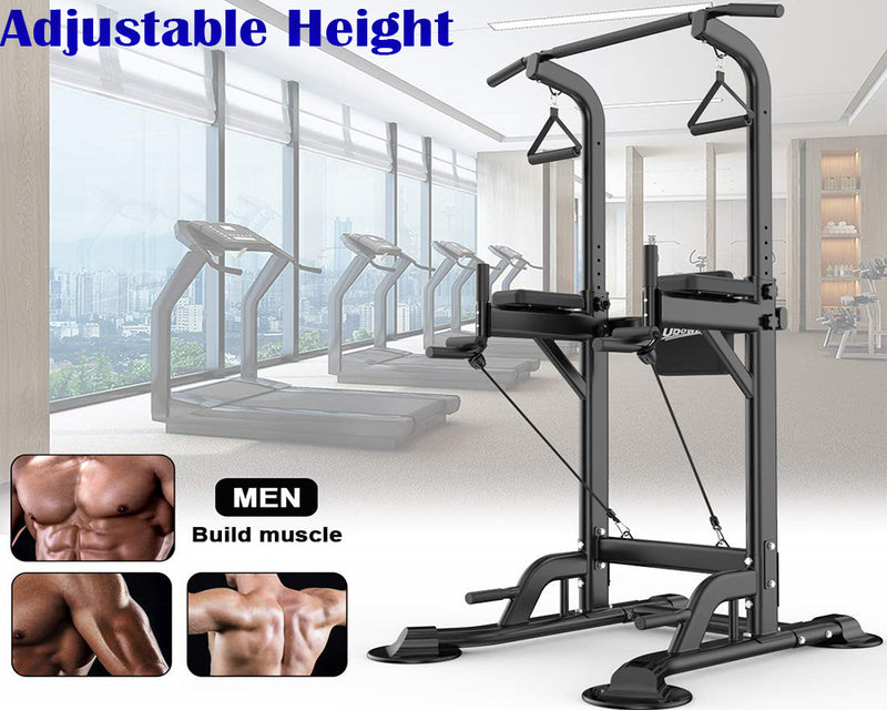 Home Gym Station heavy duty Power Tower Knee Raiser Fitness