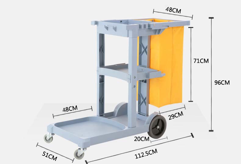 Cleaning trolley Janitors cart