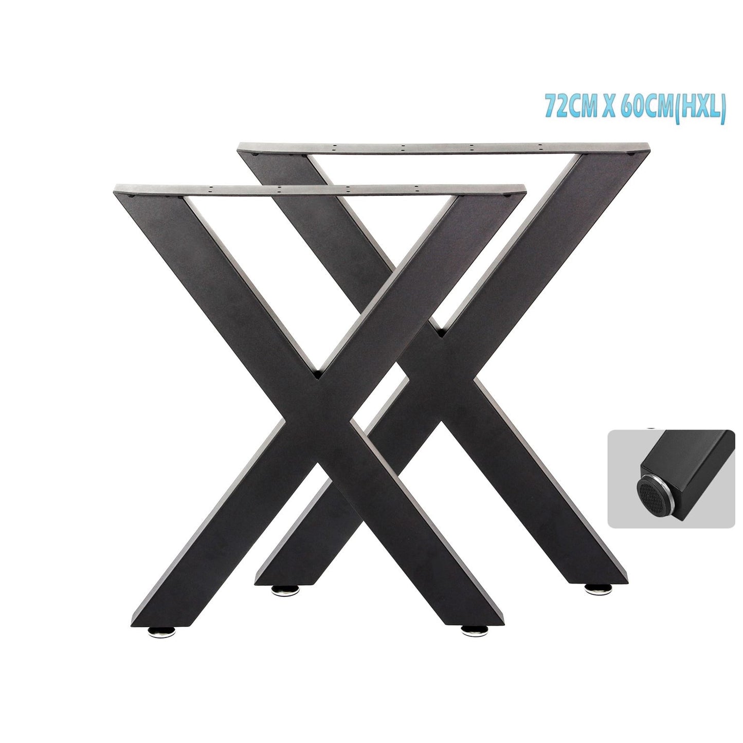 Metal Table Legs desk Bench Legs X Shape