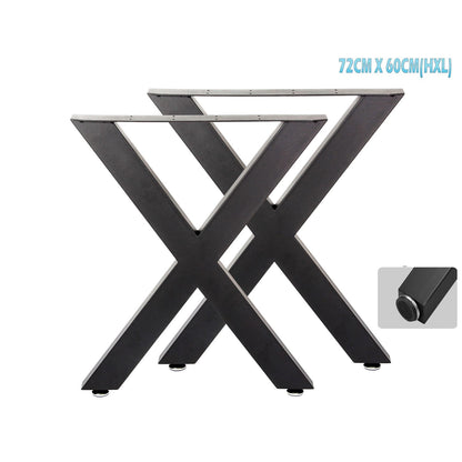 Metal Table Legs desk Bench Legs X Shape