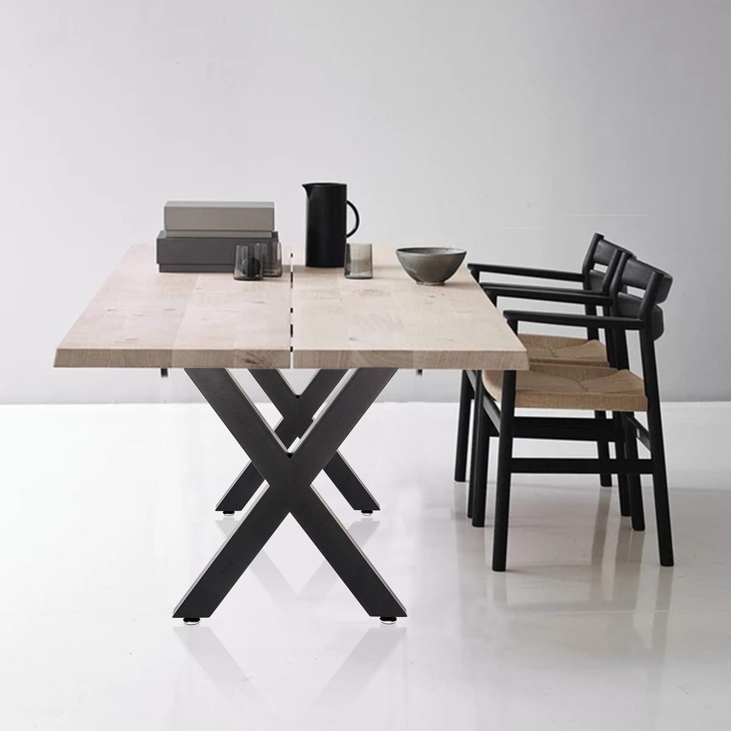 Metal Table Legs desk Bench Legs X Shape