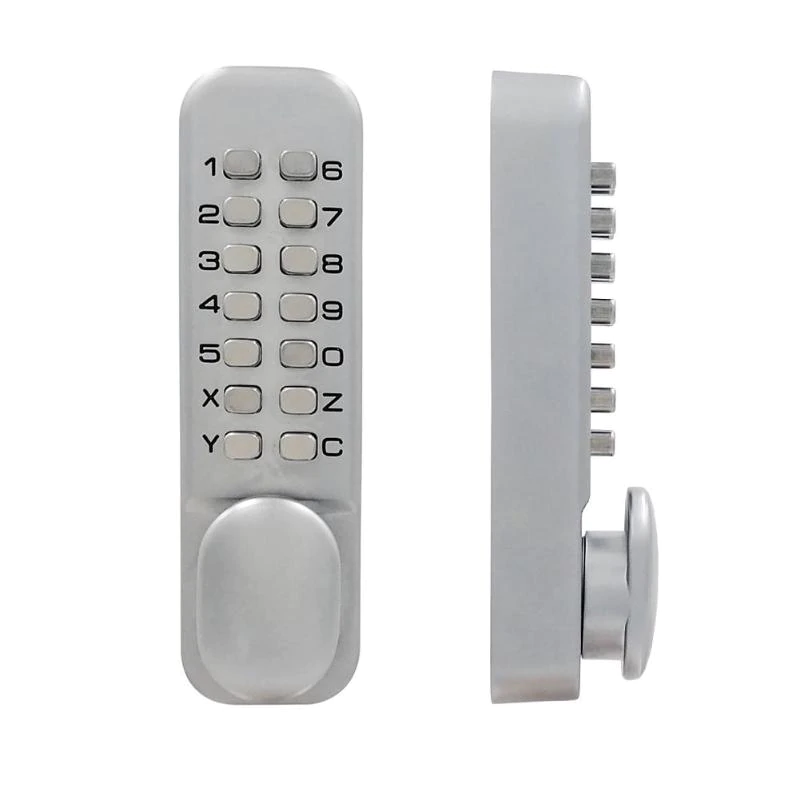 Security keyless door lock installed on aluminium door in NZ home