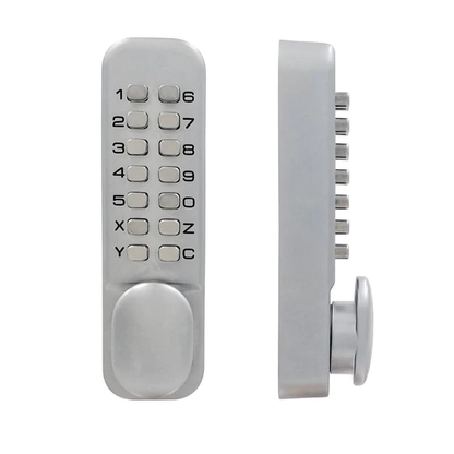 Security keyless door lock installed on aluminium door in NZ home