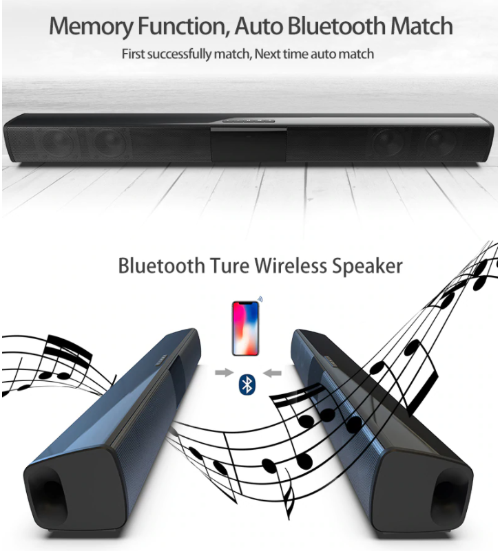 Bluetooth Soundbar Speaker Sound Bar