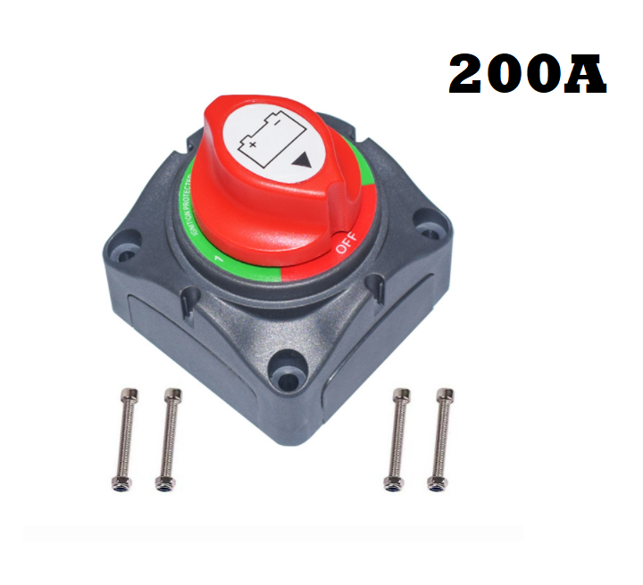 Rotary Dual Bank Battery Isolator Switch 12v/24v 200A