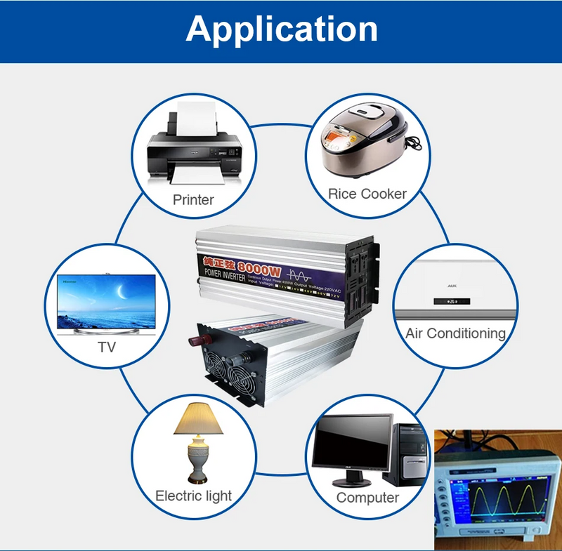 Pure Sine wave Inverter 6000W