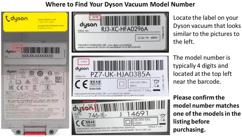 Dyson Battery V6 Vacuum Cleaner Battery 3Ah Replacement