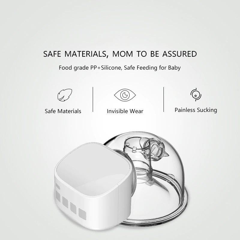 Electric breast pump lightweight and easy to carry