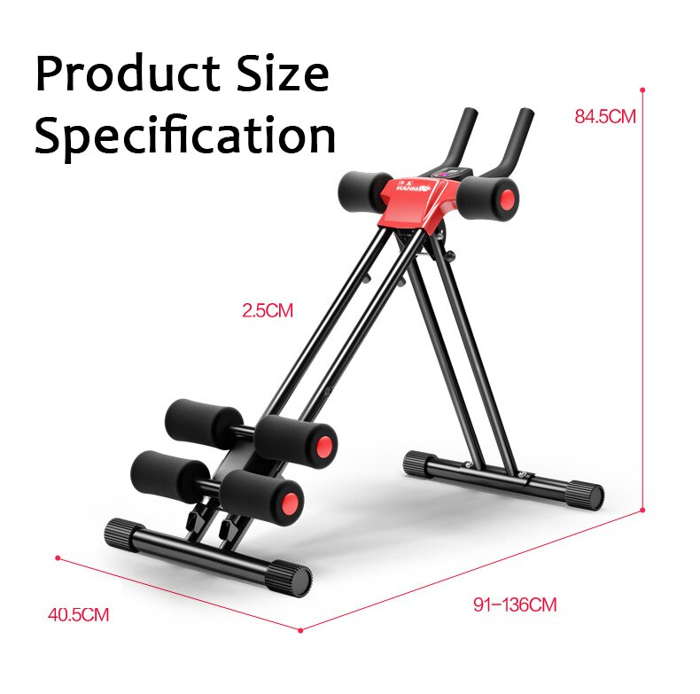 Leg cushion detail on abdominal trainer for waist toning