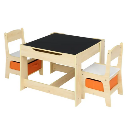 Kids Table and Chairs Set - Study Desk