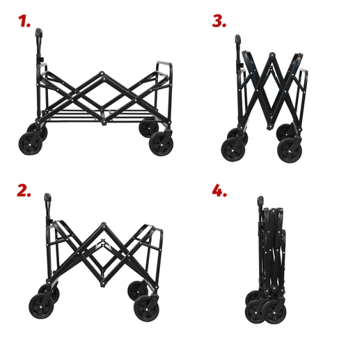 Outdoor Camping Trolley Cart Picnic Beach Trolley