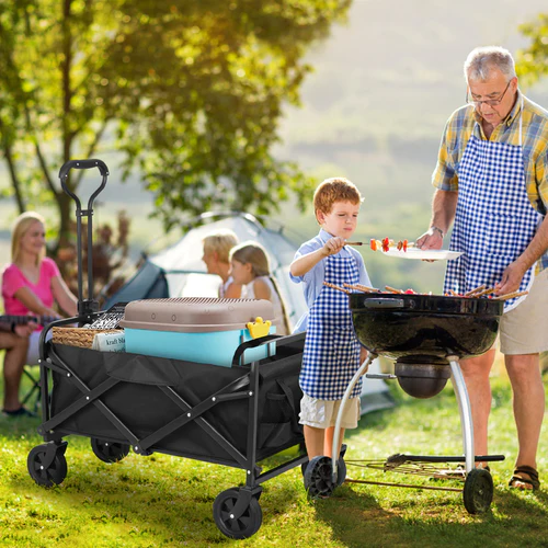 Outdoor Camping Trolley Cart Picnic Beach Trolley