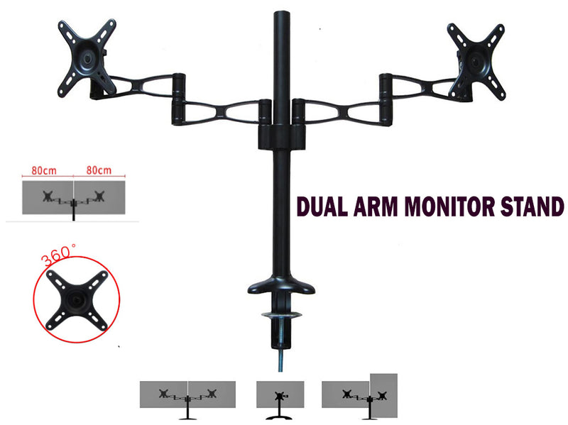 Dual Monitor Stand Bracket Mount
