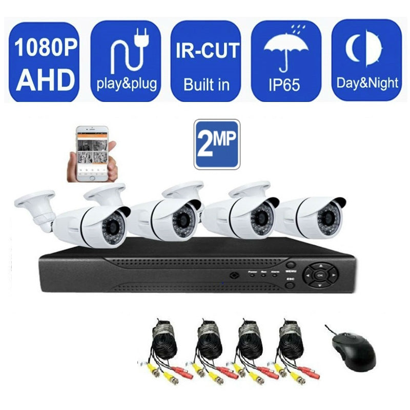 Security Camera System 4 Camera