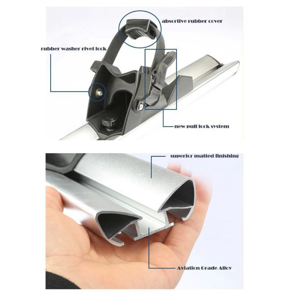 Bike rack bike carrier with extended front leg for stability
