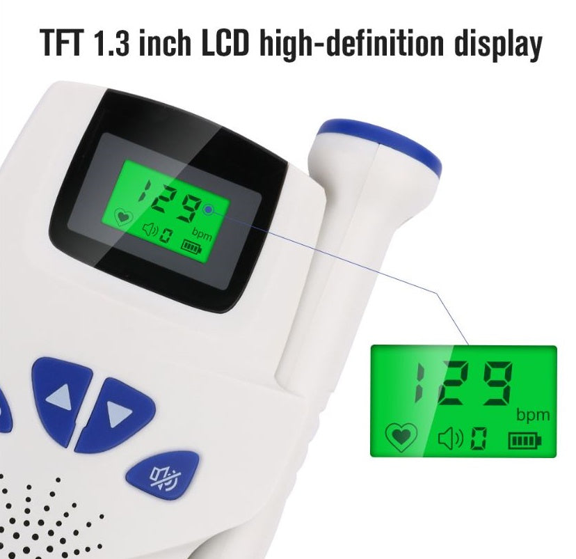 Fetal Doppler with automatic power off feature after one minute