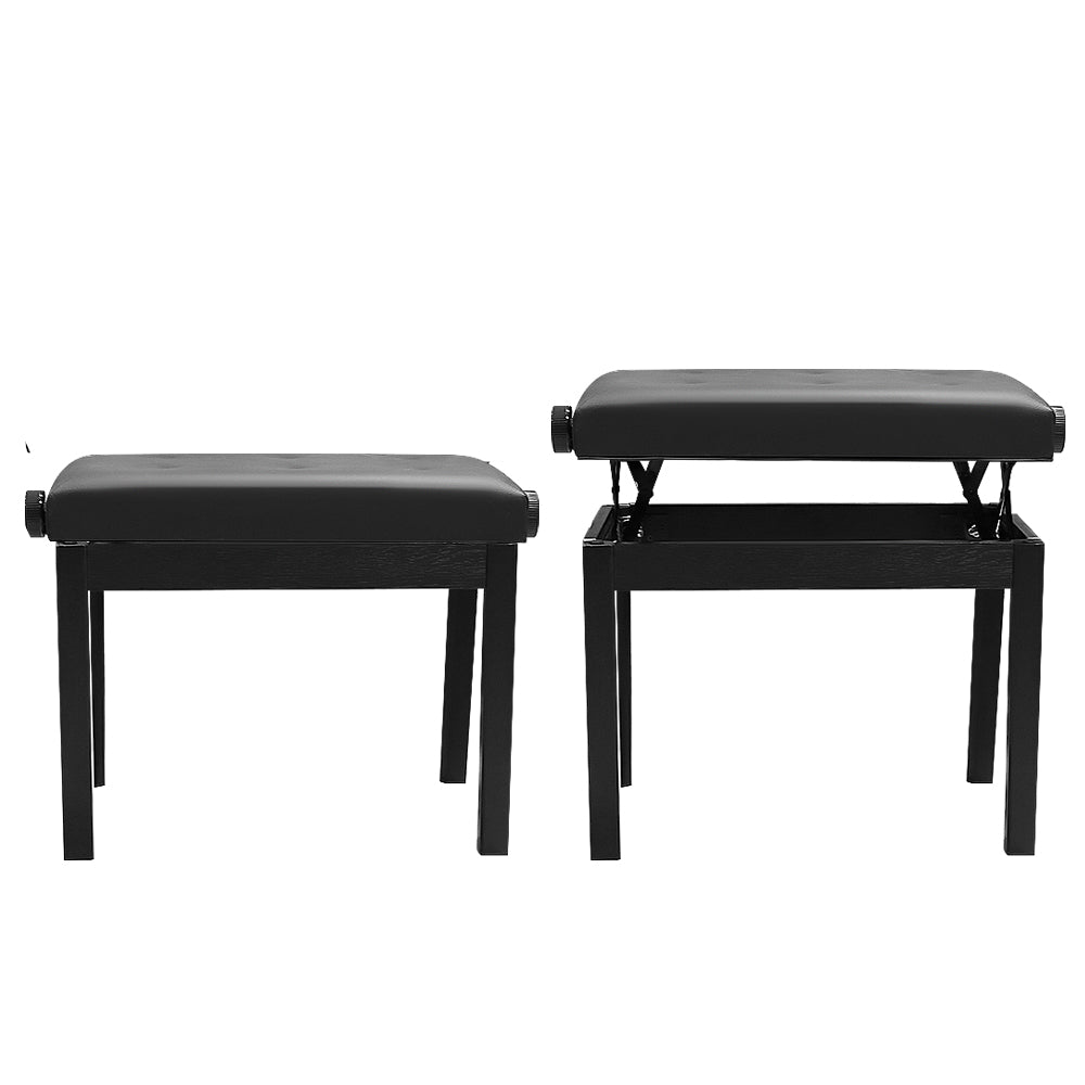 Piano stool placed beside a piano in a New Zealand home