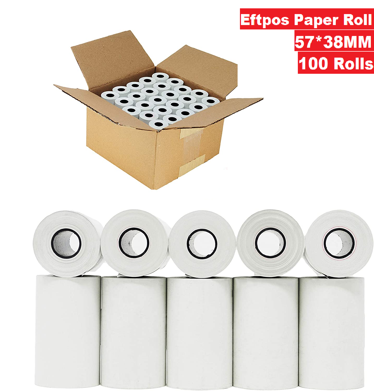 EFTPOS ROLLS 100PCS