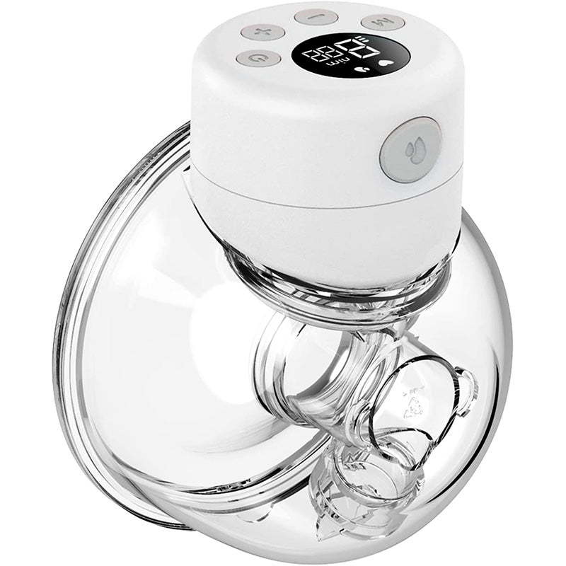 Electric breast pump packaging and included accessories