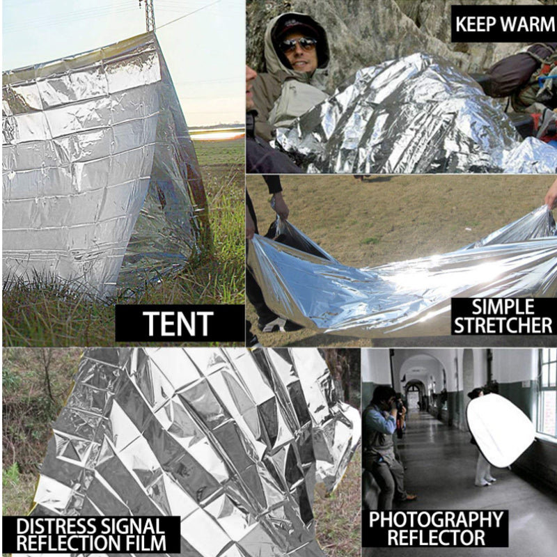 Waterproof storage compartment inside emergency survival kit
