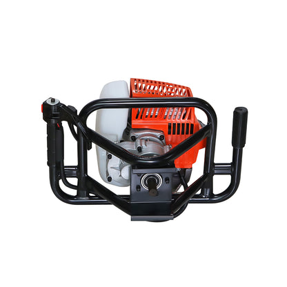 Post hole borer 72cc with extension bar attached for deeper holes