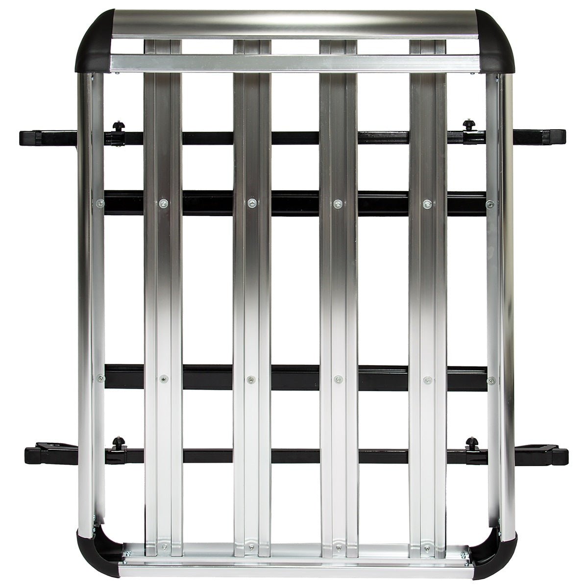 Roof rack basket universal installed on vehicle crossbars
