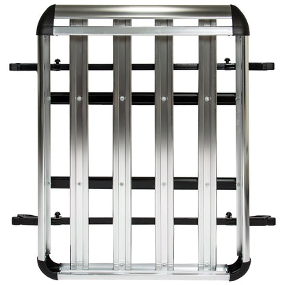 Roof rack basket universal installed on vehicle crossbars