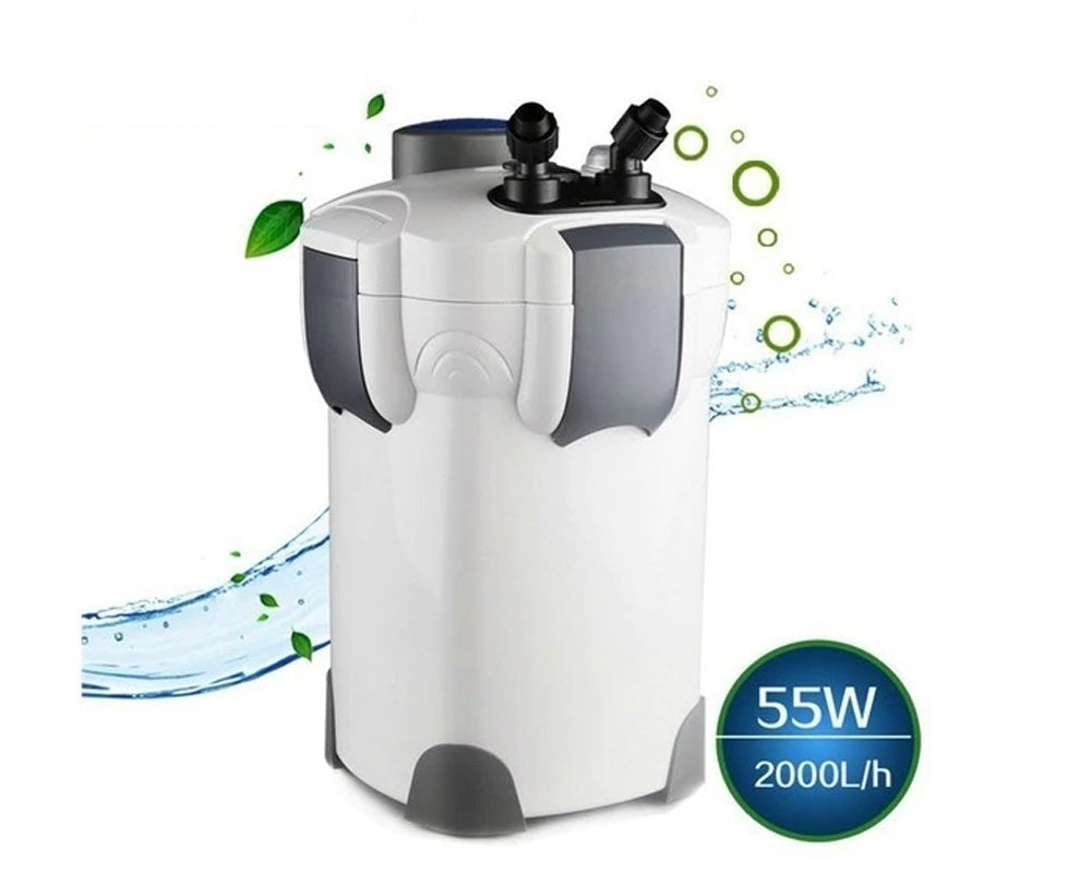 Aquarium Filter External Canister Fish Tank 2000 L/H with UV