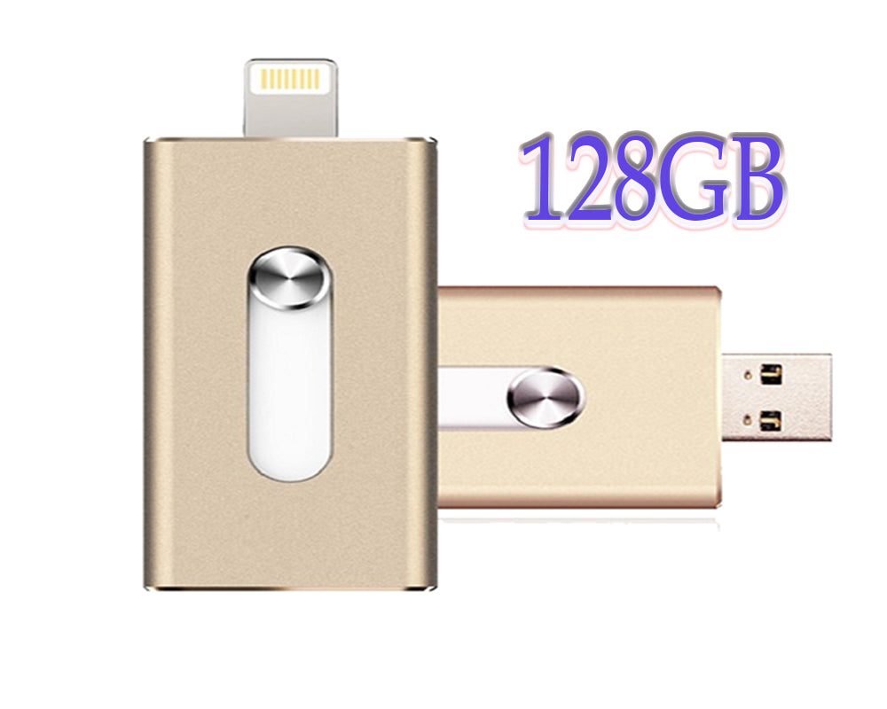 Flash Drive for iPhone iPad Android 128GB