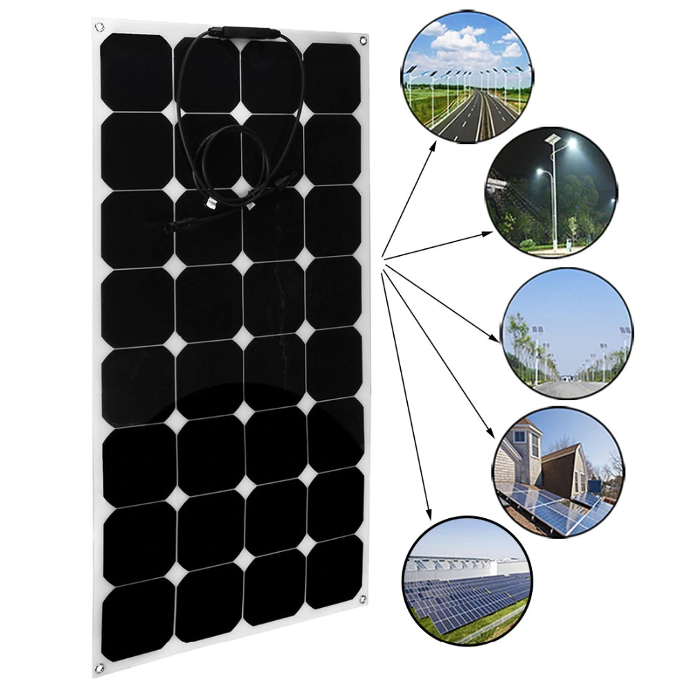 Flexible solar panel 100W installed on a fishing boat in NZ