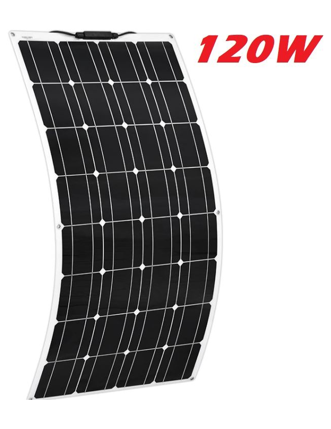 120W Solar Panel Charger Monocrystalline Flexible