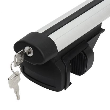 Rubber strip detail on roof rack for extra grip