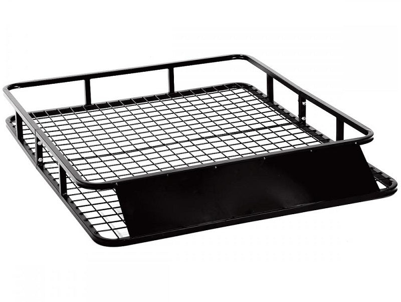 Universal U-bolts included with roof rack basket for mounting
