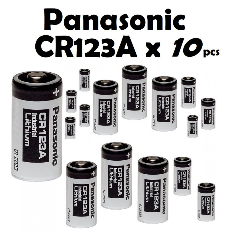 CR123A Panasonic batteries / CR123_10PSC
