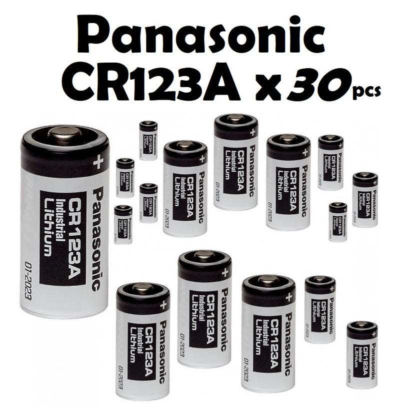 CR123A Panasonic batteries / CR123_30PSC