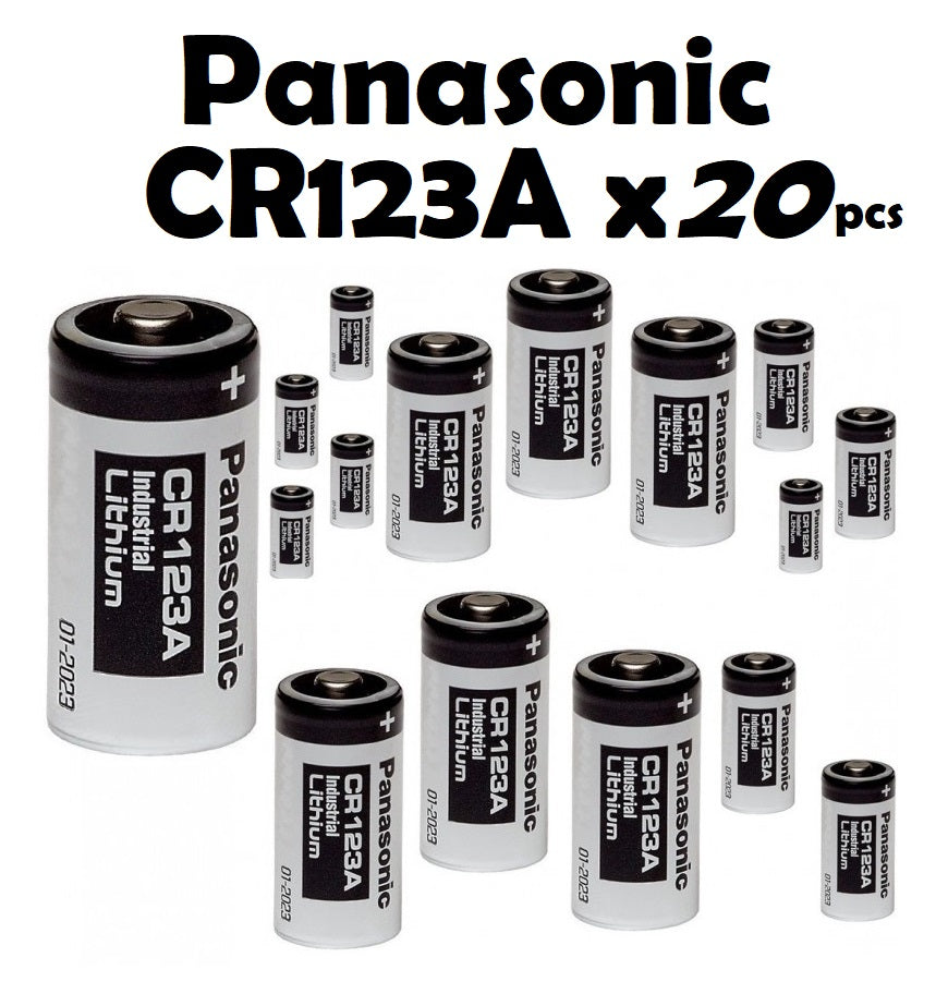 CR123A Panasonic batteries / CR123_20PSC